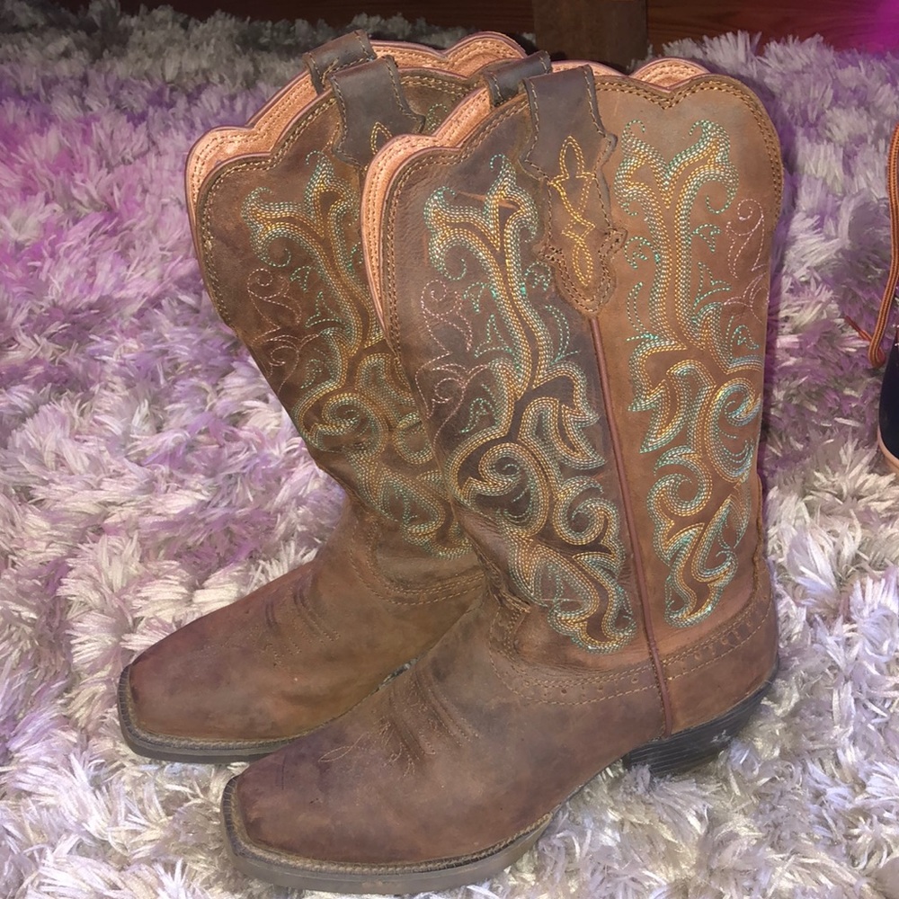 Justin Cowgirl Boots Size 6.5